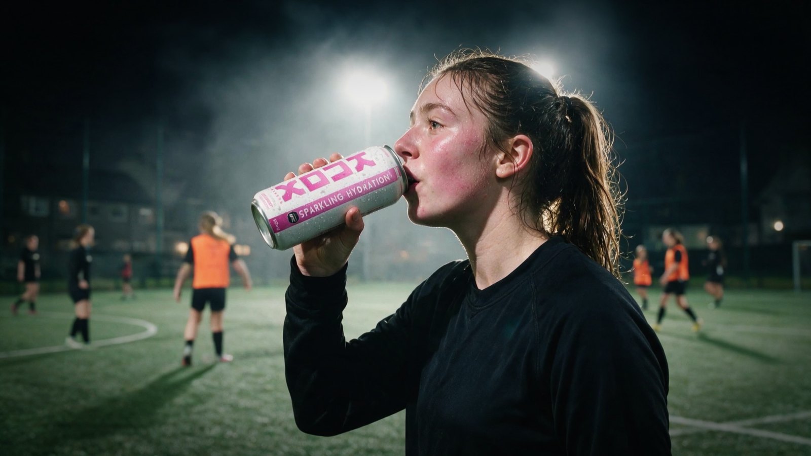 KNOX × Wrexham AFC concept film — the player after training, can in hand