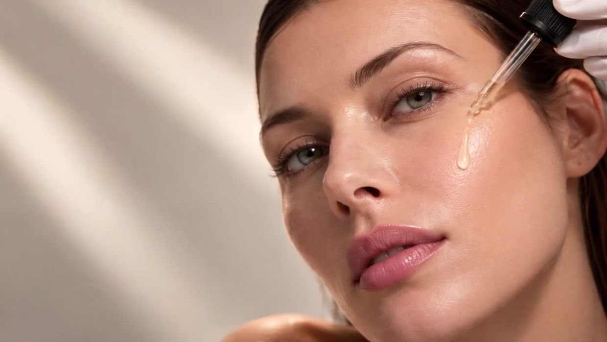 Vitamin C serum film